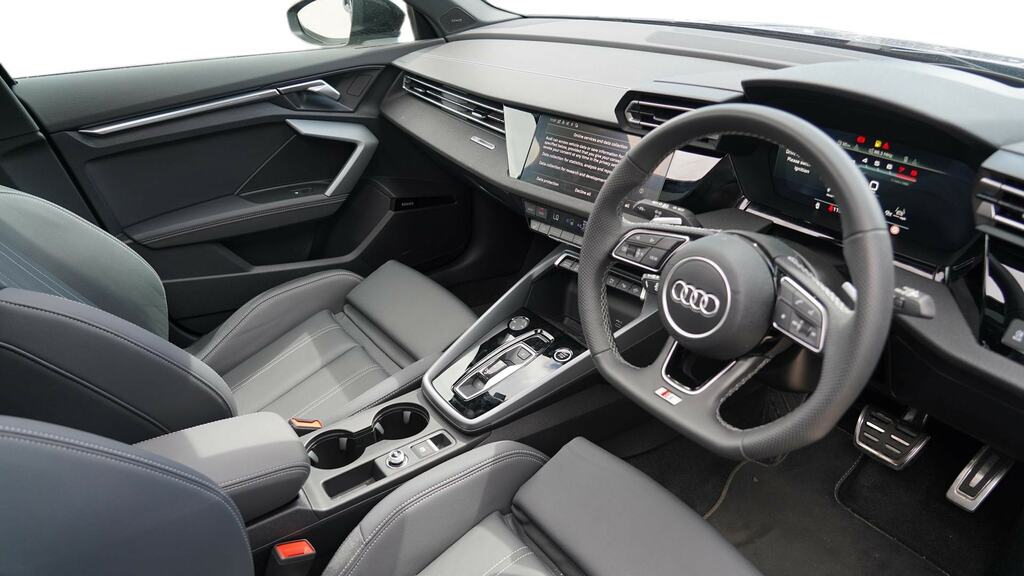 Audi A3 1.5 Tfsi 150 Black Ed S Tronic Tech Pack YG75VGF Blue #6