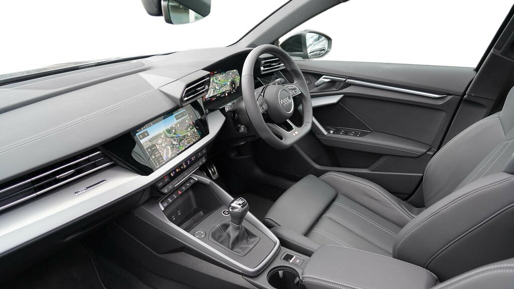 Audi A3 1.5 Tfsi 150 S Line Tech Pack YH75HSV Black #2