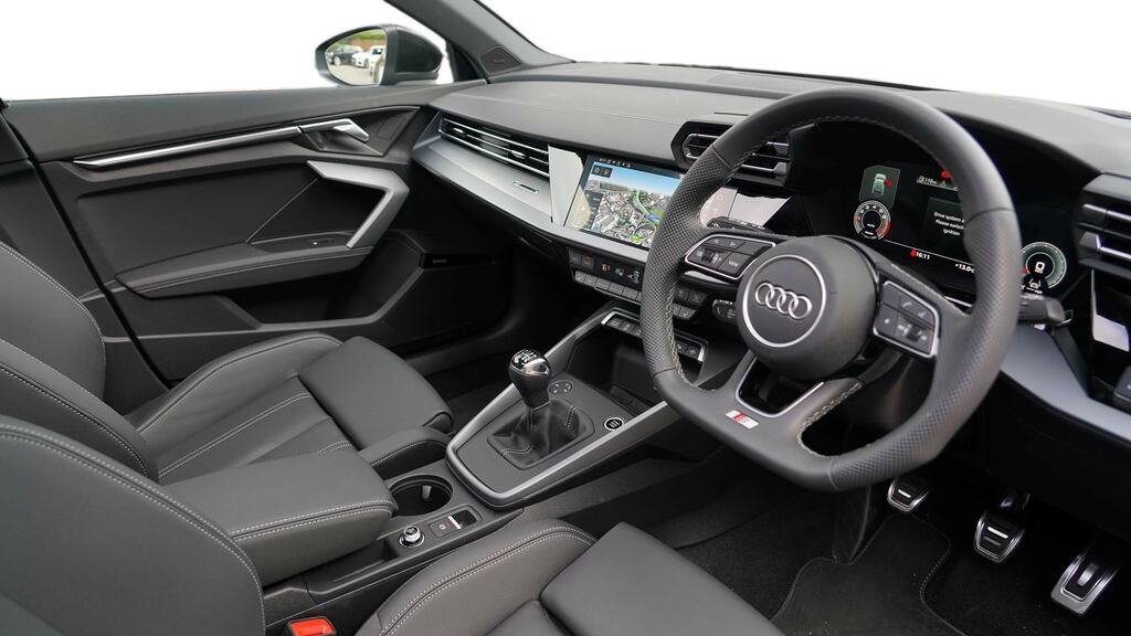 Audi A3 1.5 Tfsi 150 S Line Tech Pack YH75HSV Black #6
