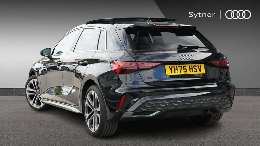 Audi A3 1.5 Tfsi 150 S Line Tech Pack YH75HSV Black #3