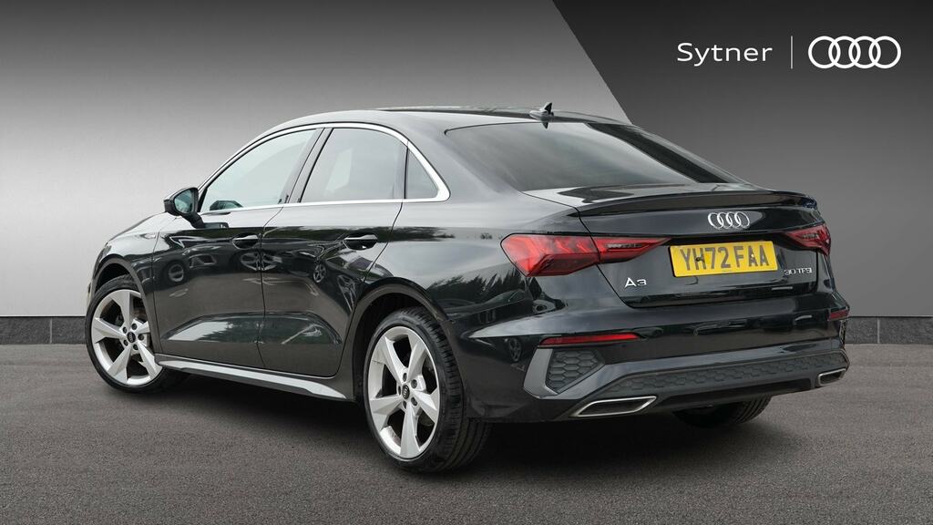Audi A3 30 Tfsi S Line YH72FAA Black #3