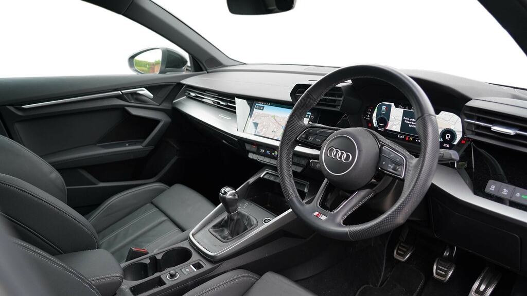 Audi A3 30 Tfsi S Line YH72FAA Black #6