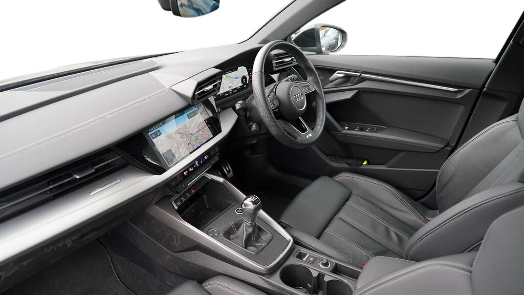 Audi A3 30 Tfsi S Line YH72FAA Black #2