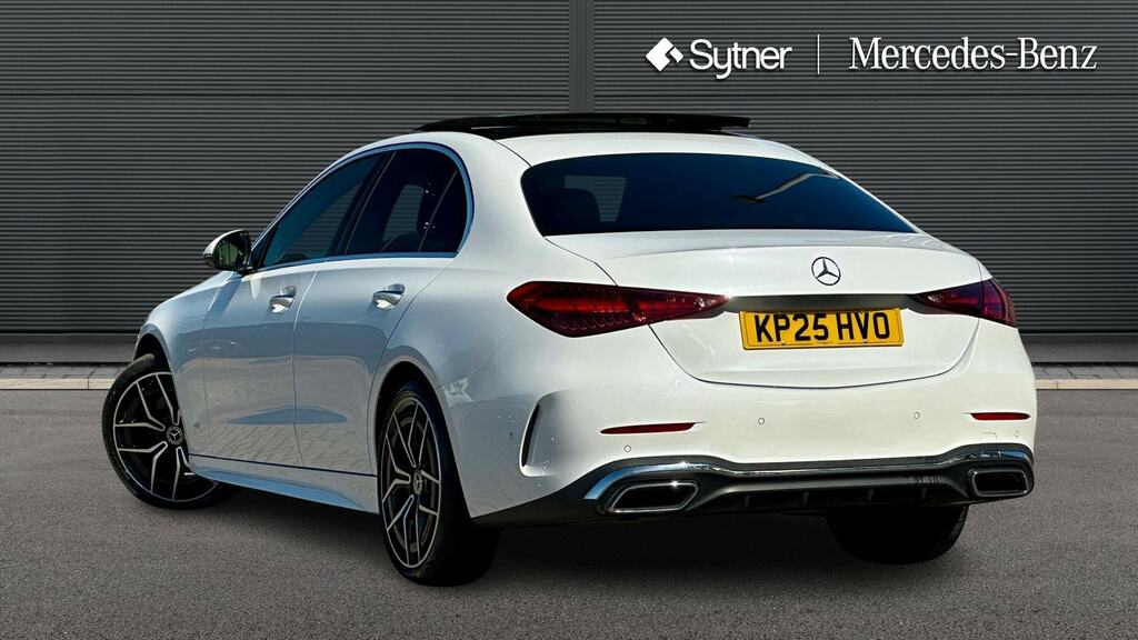 Mercedes-Benz C Class C200 Amg Line Premium Plus 9G-tronic KP25HVO White #2