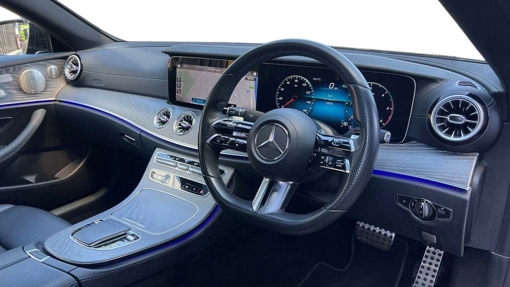 Mercedes-Benz E Class E300d 4Matic Amg Line Night Ed Pre 9G-tronic Black #3