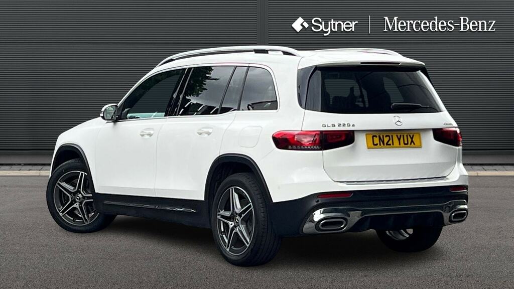 Mercedes-Benz GLB Class Glb 220D 4Matic Amg Line Prem 8G-tron 5 Seat CN21YUX White #2