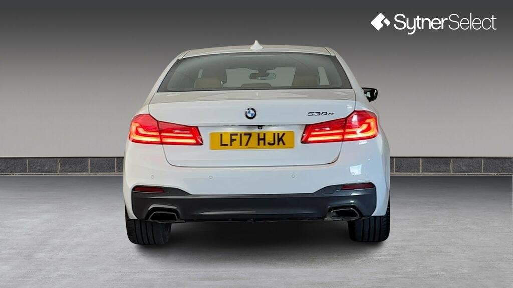 BMW 5 Series 530E M Sport White #5