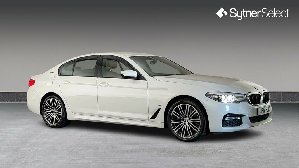 BMW 5 Series 530E M Sport White