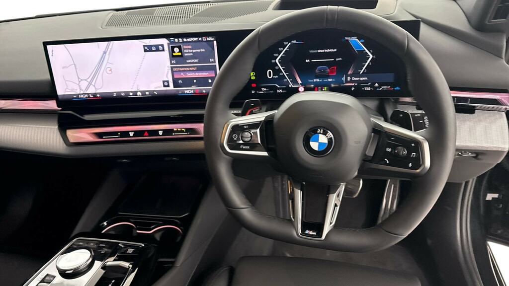 BMW 5 Series 520I M Sport Pro Tech Plus YE75RSO Black #5