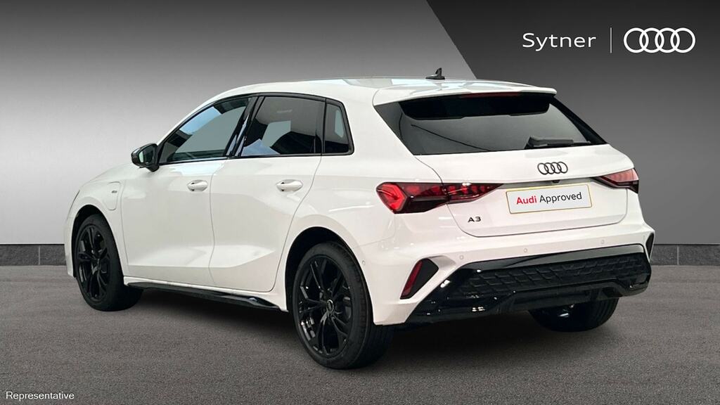 Audi A3 1.5 Tfsi E 204 Black Ed S Tronic Tech Pack White #3
