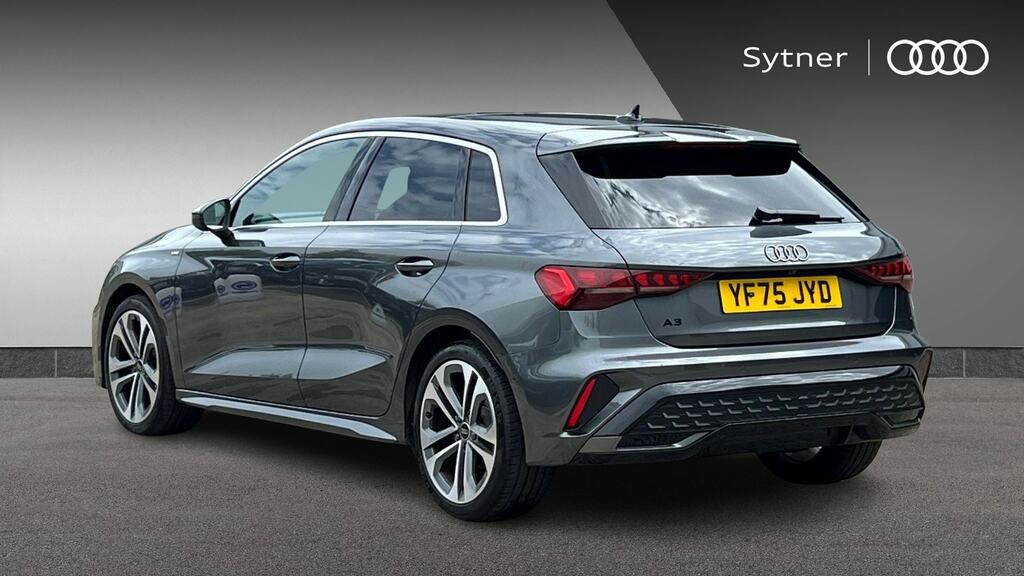 Audi A3 1.5 Tfsi 150 S Line S Tronic Tech Pack YF75JYD Grey #3
