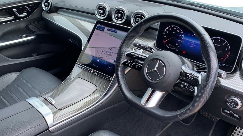 Mercedes-Benz C Class C200 Amg Line 9G-tronic Silver #3