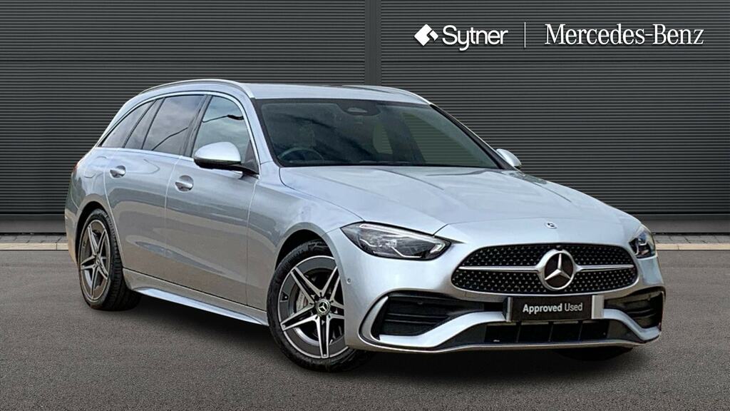Mercedes-Benz C Class C200 Amg Line 9G-tronic Silver