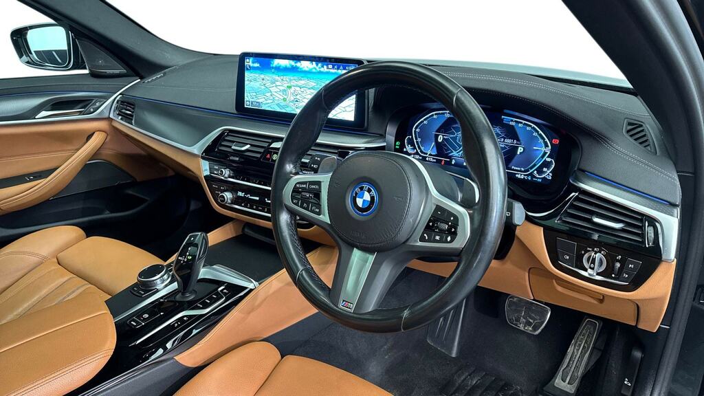 BMW 5 Series 530E M Sport Tech Pack YK23WMH Black #6