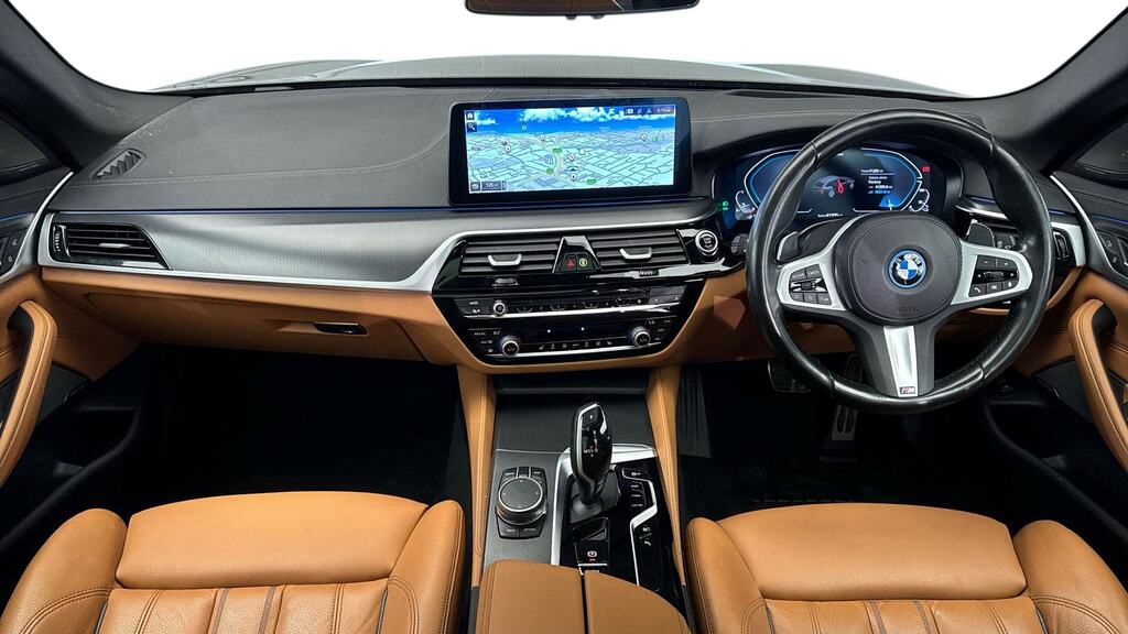BMW 5 Series 530E M Sport Tech Pack YK23WMH Black #4