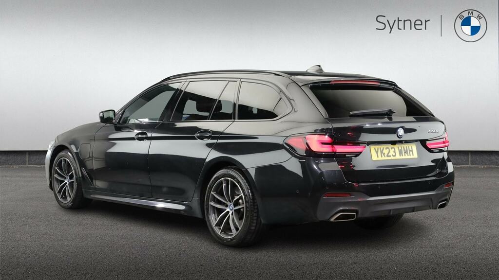 BMW 5 Series 530E M Sport Tech Pack YK23WMH Black #2