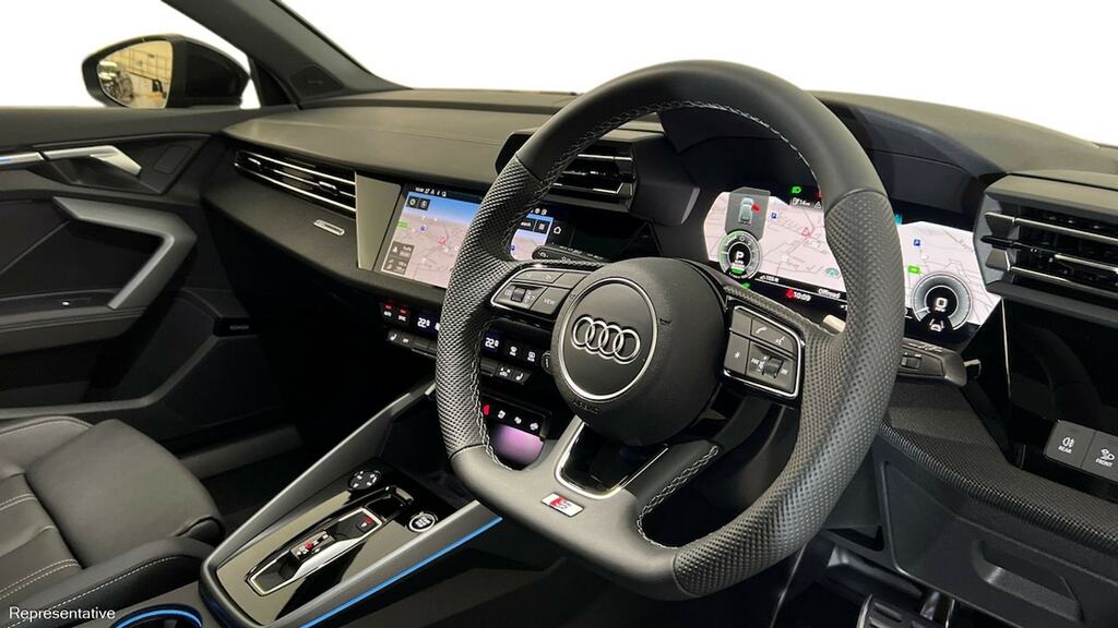 Audi A3 1.5 Tfsi E 204 Black Ed S Tronic Tech Pack YE26WUG Blue #6