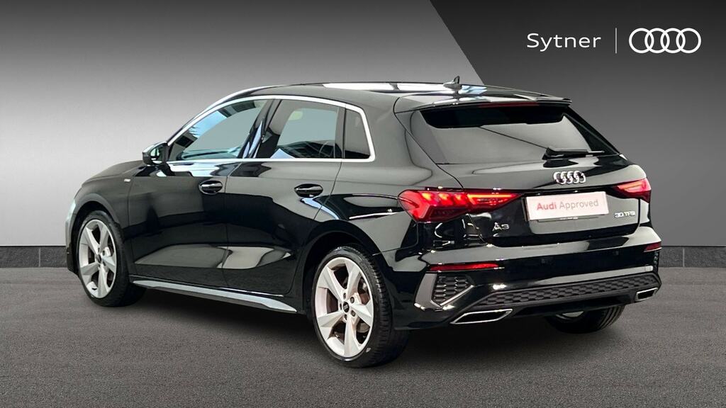 Audi A3 30 Tfsi S Line S Tronic EF72UKR Black #3
