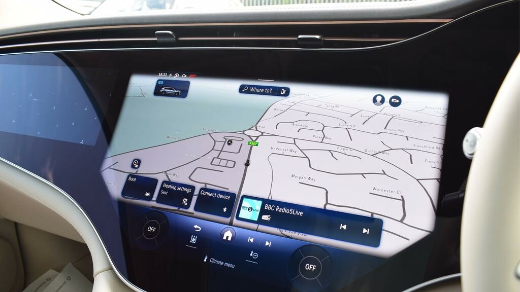 Mercedes-Benz EQS Eqs 450 118Kwh Amg Line Premium Plus Saloon Black #15