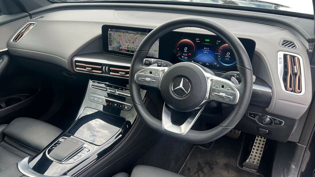 Mercedes-Benz EQC Eqc 400 300Kw Amg Line Premium 80Kwh KM73OBZ Black #3