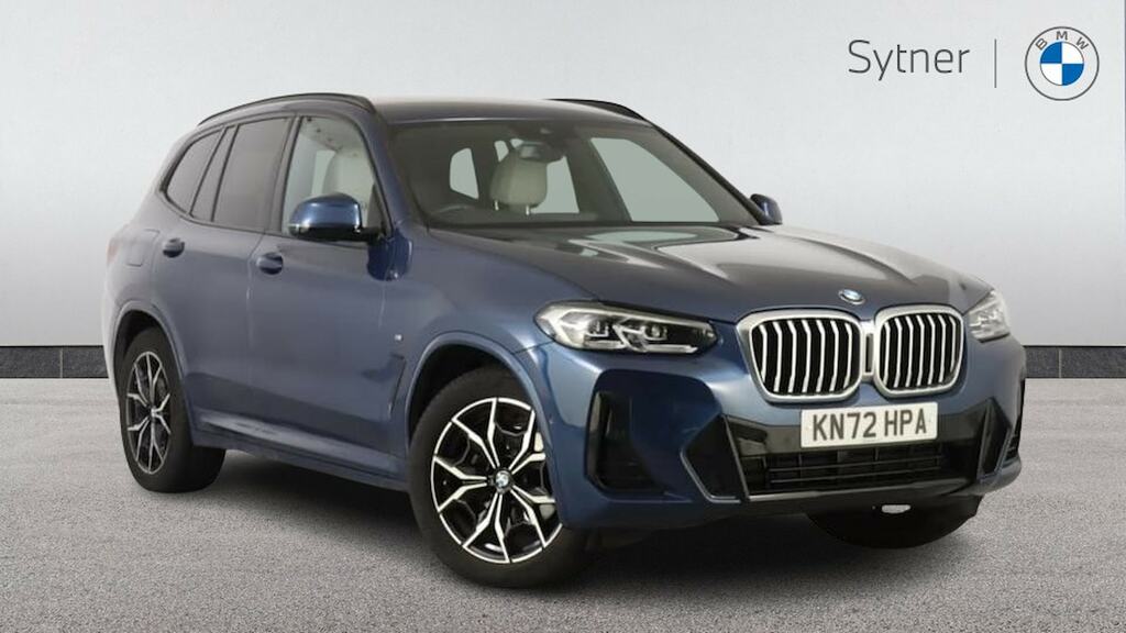 BMW X3 Xdrive20d Mht M Sport Step Blue
