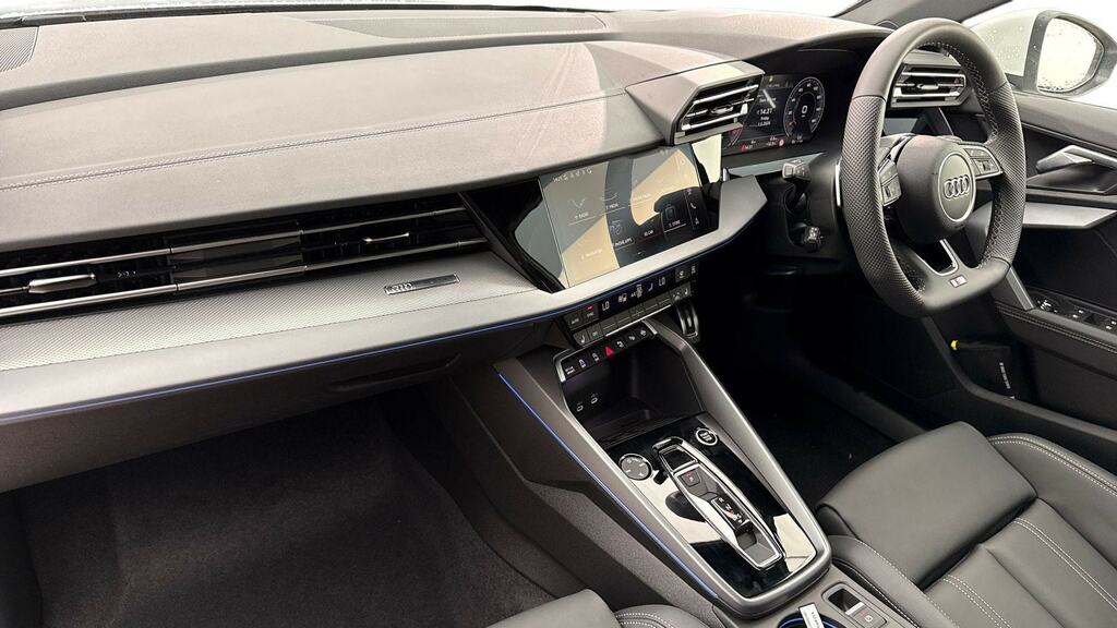 Audi A3 1.5 Tfsi 116 S Line S Tronic Tech Pack CY26AKN White #2