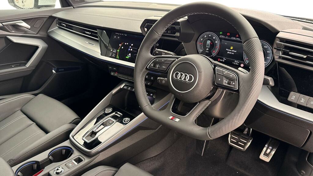 Audi A3 1.5 Tfsi 116 S Line S Tronic Tech Pack CY26AKN White #6