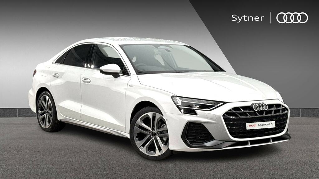 Audi A3 1.5 Tfsi 116 S Line S Tronic Tech Pack White