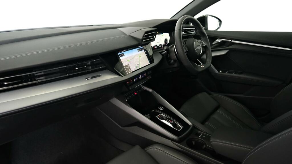 Audi A3 1.5 Tfsi 150 S Line S Tronic Tech Pack CX75HKD Black #2