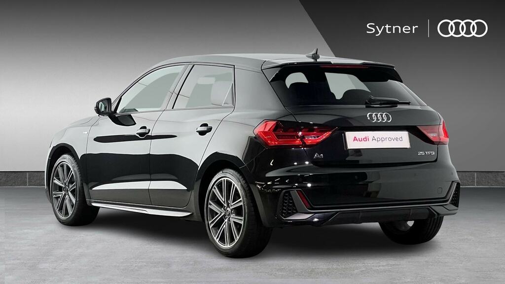Audi A1 25 Tfsi S Line S Tronic YR75AUE Black #3