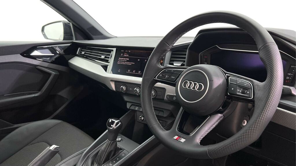 Audi A1 25 Tfsi S Line S Tronic YR75AUE Black #6