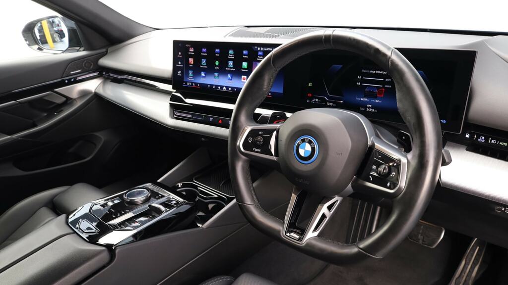 BMW 5 Series 530E M Sport EF24ZWH Black #6