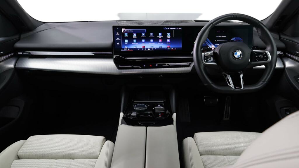 BMW 5 Series 520I M Sport Pro Tech Plus YF74XZU Black #4