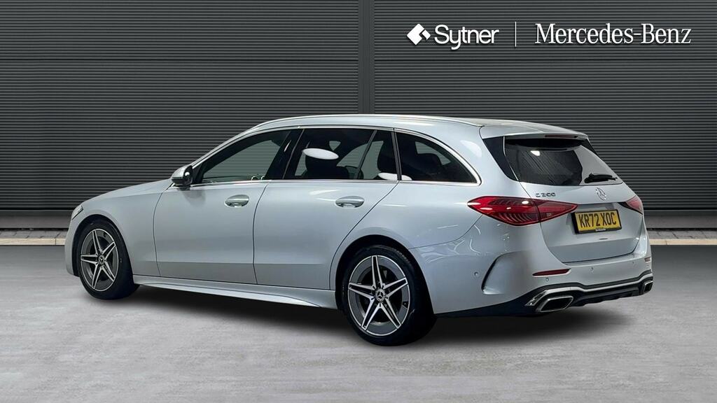 Mercedes-Benz C Class C300 Amg Line 9G-tronic Silver #2