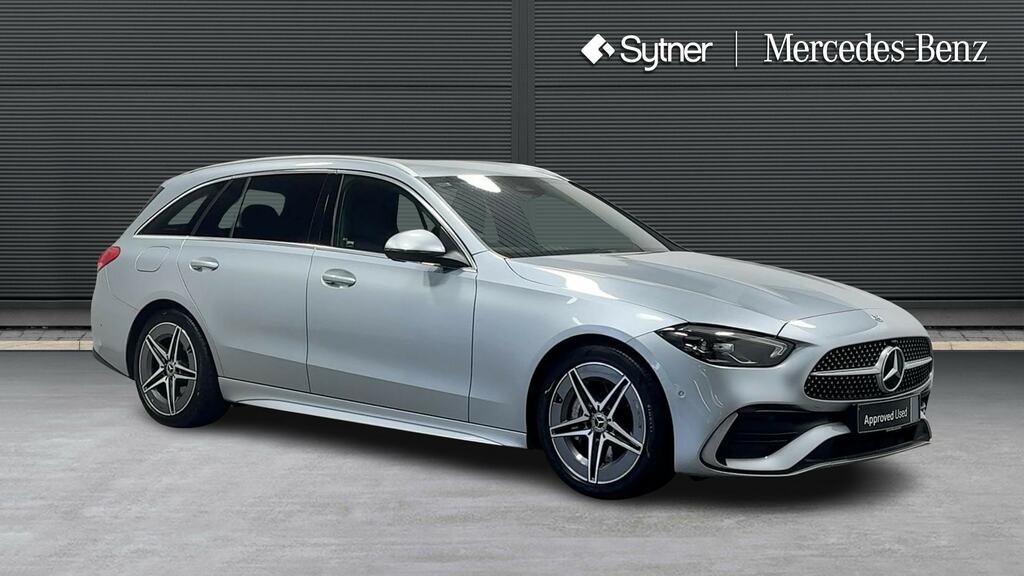 Mercedes-Benz C Class C300 Amg Line 9G-tronic Silver