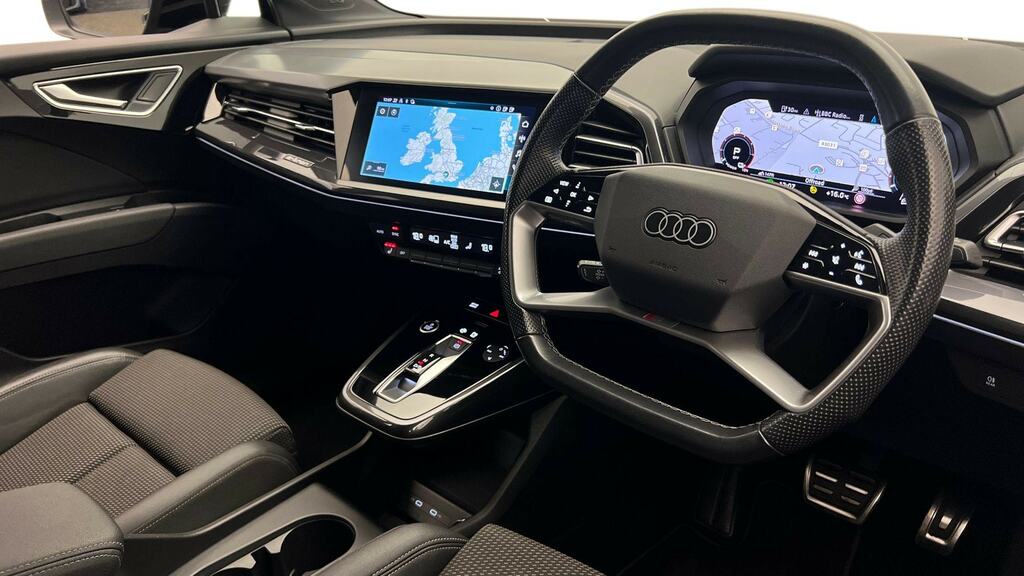 Audi Q4 E Tron 220Kw 50 Quattro 82Kwh S Line Cs KE71LZT Black #5