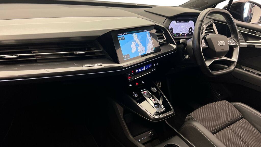 Audi Q4 E Tron 220Kw 50 Quattro 82Kwh S Line Cs KE71LZT Black #2