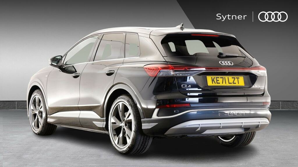 Audi Q4 E Tron 220Kw 50 Quattro 82Kwh S Line Cs KE71LZT Black #3