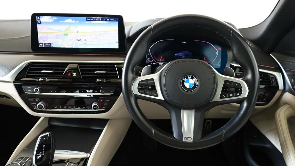 BMW 5 Series 530D Xdrive Mht M Sport Blue #5