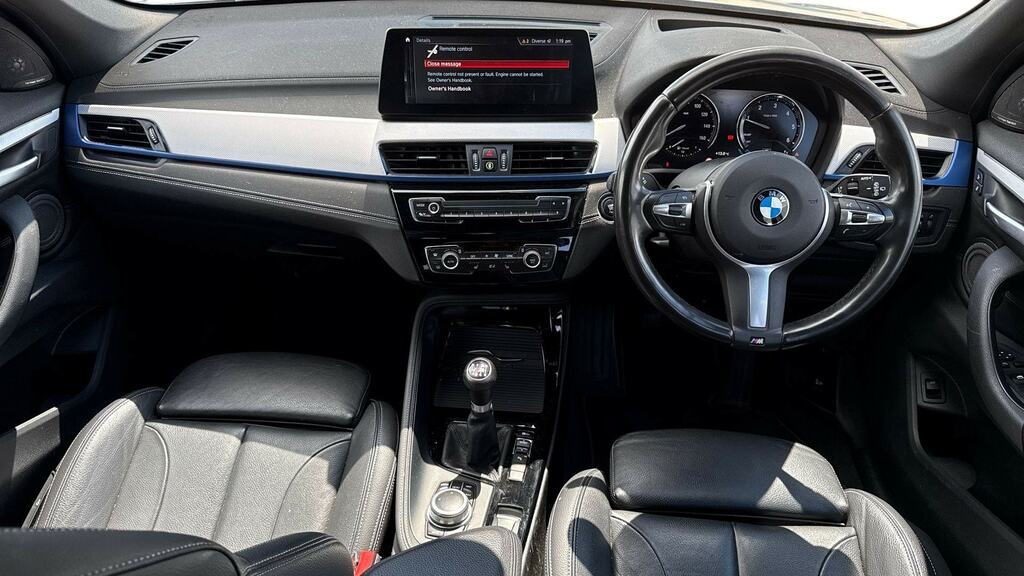 BMW X1 Sdrive 18D M Sport Blue #4