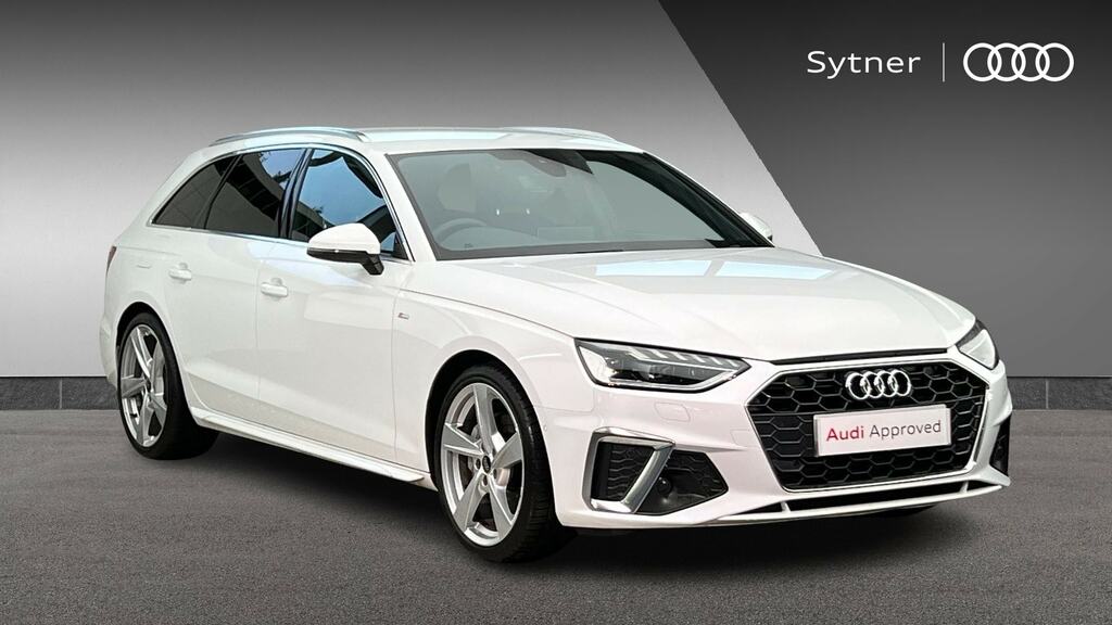 Audi A4 Avant 40 Tfsi 204 S Line S Tronic Tech Pack White