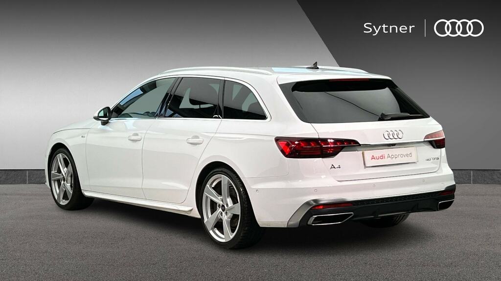 Audi A4 Avant 40 Tfsi 204 S Line S Tronic Tech Pack RJ73KWE White #3