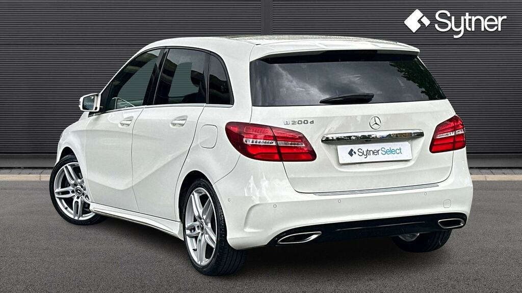 Mercedes-Benz B Class B200d Amg Line Premium Plus White #2