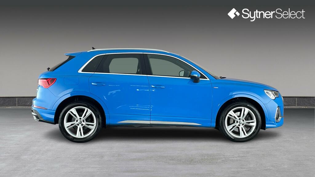 Audi Q3 40 Tdi Quattro S Line S Tronic SE19FMK Blue #3