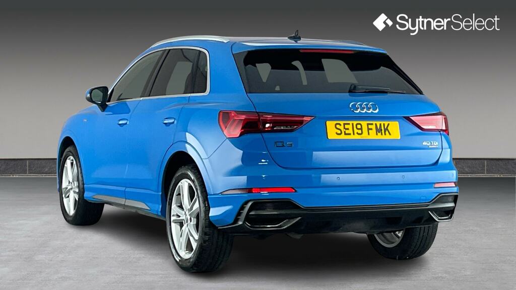 Audi Q3 40 Tdi Quattro S Line S Tronic SE19FMK Blue #2
