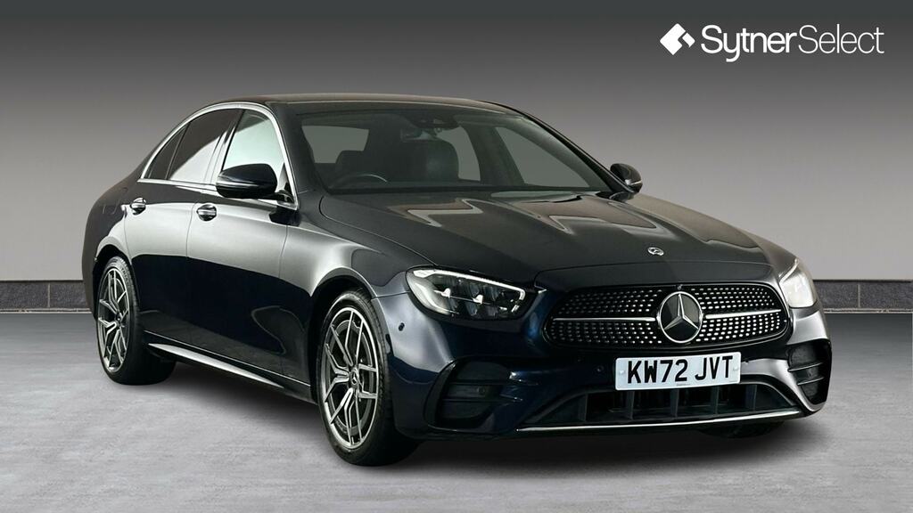 Mercedes-Benz E Class E220d 200 Amg Line Premium 9G-tronic Blue