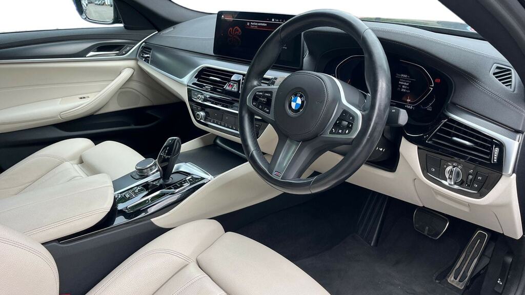 BMW 5 Series 520D Mht M Sport Step Pro Pack LB23UHW Black #6