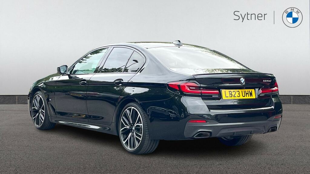 BMW 5 Series 520D Mht M Sport Step Pro Pack LB23UHW Black #2