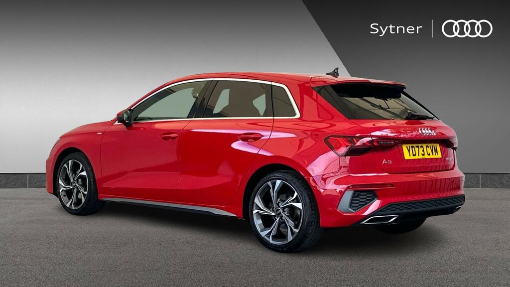 Audi A3 35 Tfsi S Line S Tronic Comfortsound YD73CVM Red #3
