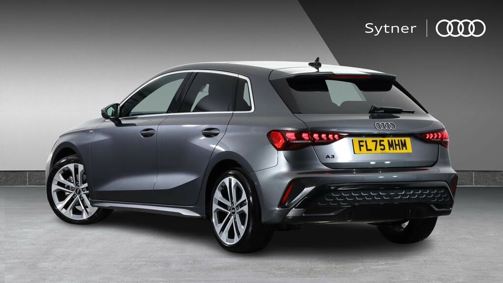 Audi A3 1.5 Tfsi 150 S Line S Tronic Tech Pack FL75MHM Grey #3
